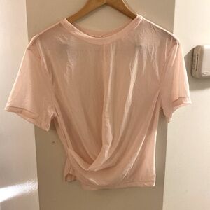 Lululemon mesh workout top